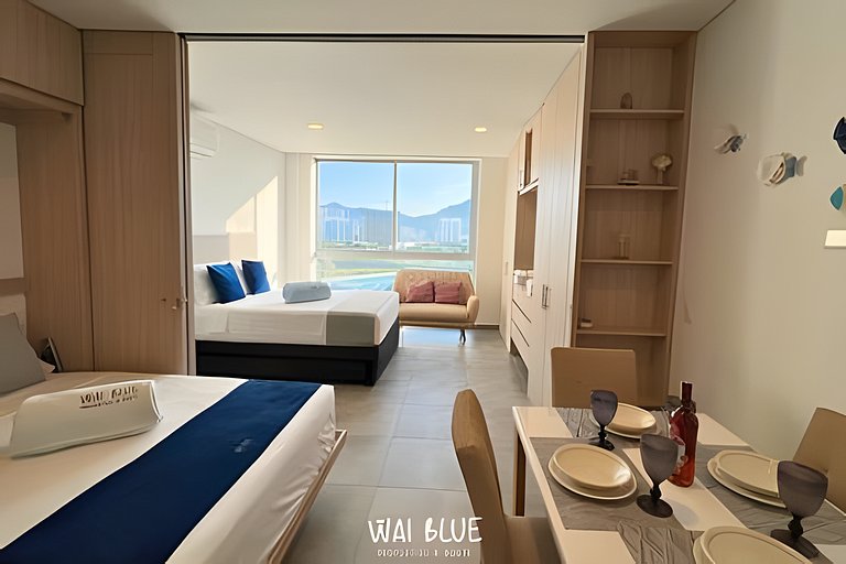 Apto/Piscina/Jacuzzi/Acceso a Playa. SSG13 WaiBlue