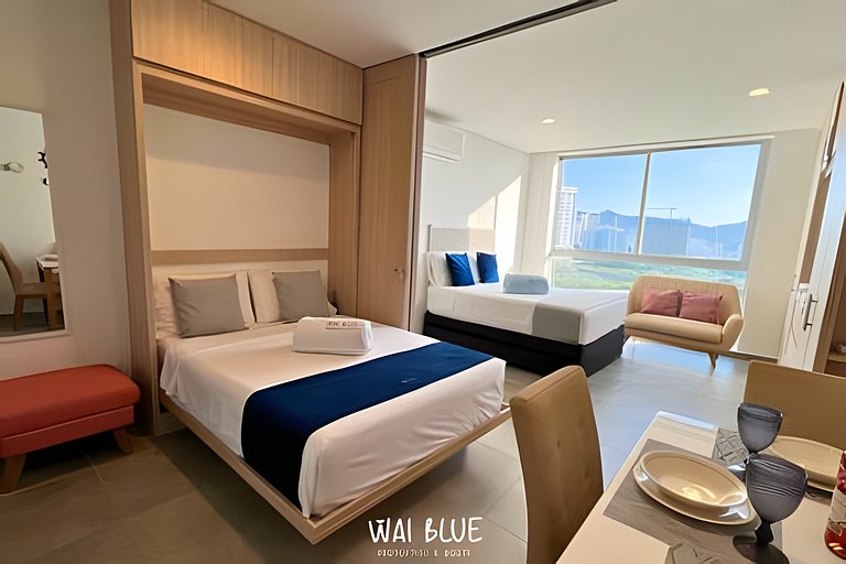 Apto/Piscina/Jacuzzi/Acceso a Playa. SSG13 WaiBlue