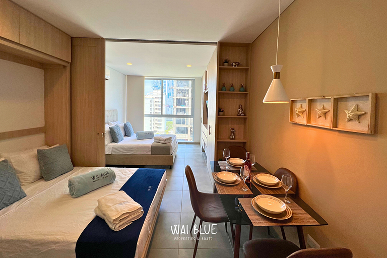 ApartaSuite/Piscina/Playa200m. SSH07 WaiBlue