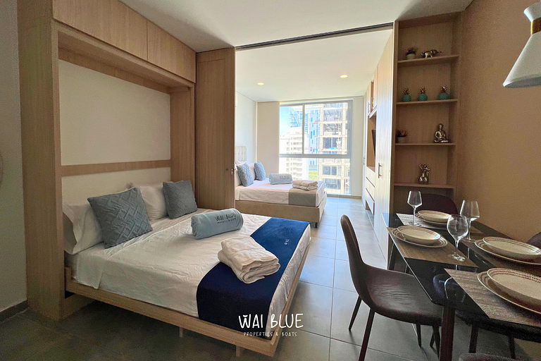 Wai Blue/Salguero Suites/Moderno/Apartasuite/SSH07