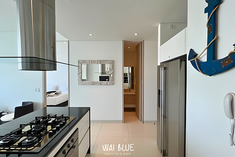 Apto/Beachfront/Vista Mar/Piscinas. TTO03 WaiBlue