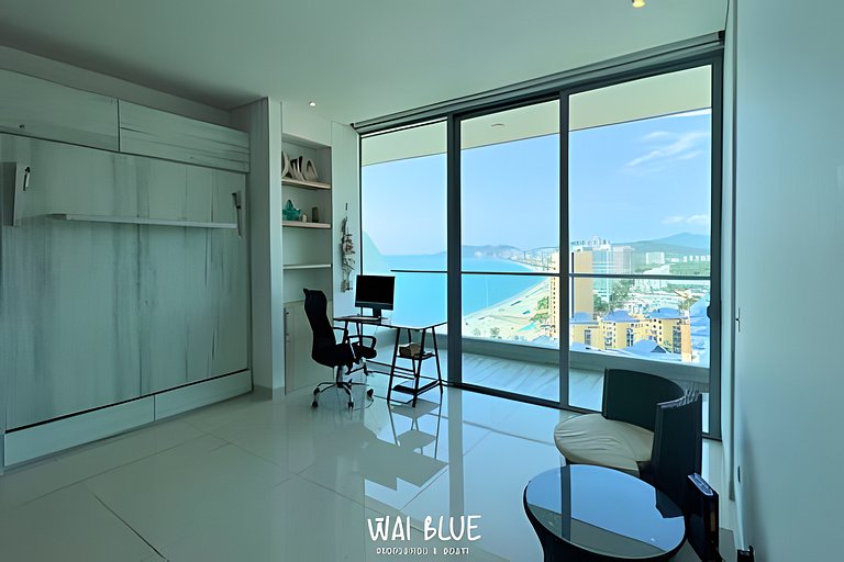 Apto/Beachfront/Vista Mar/Piscinas. TTO03 WaiBlue