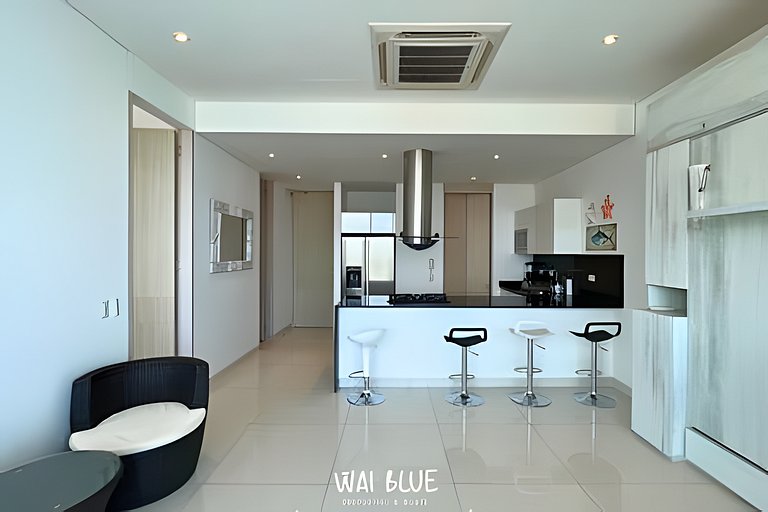Apto/Beachfront/Vista Mar/Piscinas. TTO03 WaiBlue