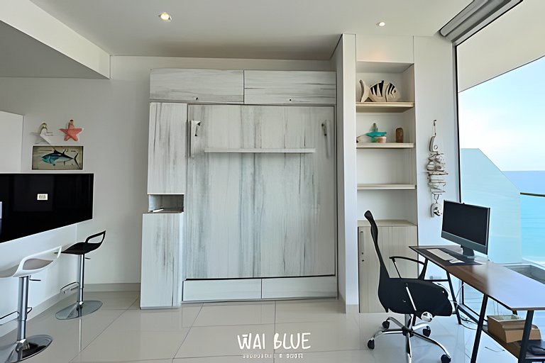 Apto/Beachfront/Vista Mar/Piscinas. TTO03 WaiBlue