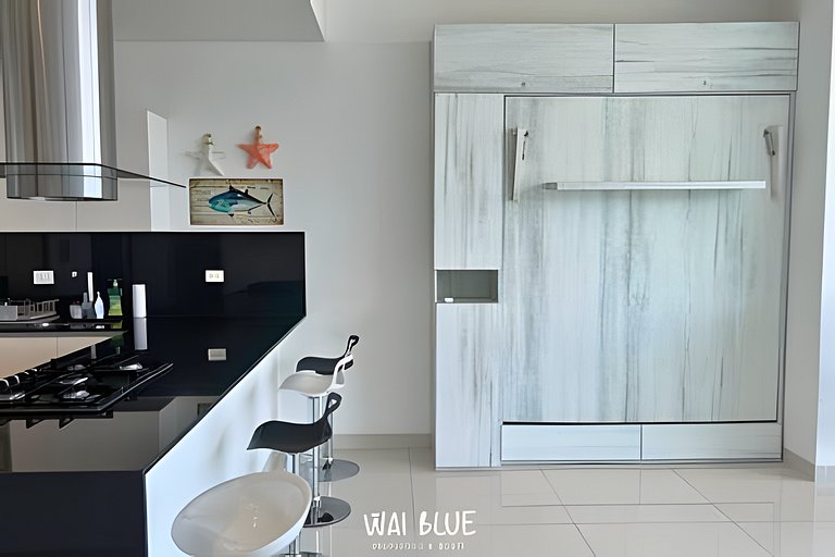 Apto/Beachfront/Vista Mar/Piscinas. TTO03 WaiBlue