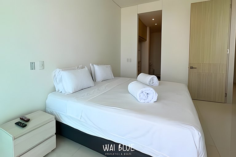 Apto/Beachfront/Vista Mar/Piscinas. TTO03 WaiBlue