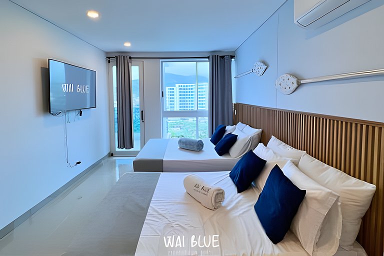 Apto Deluxe/Piscinas/Acceso a Playa. RMG32 WaiBlue