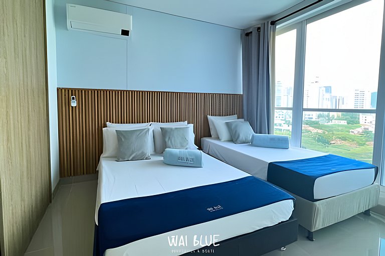 Apto Deluxe/Piscinas/Acceso a Playa. RMG32 WaiBlue