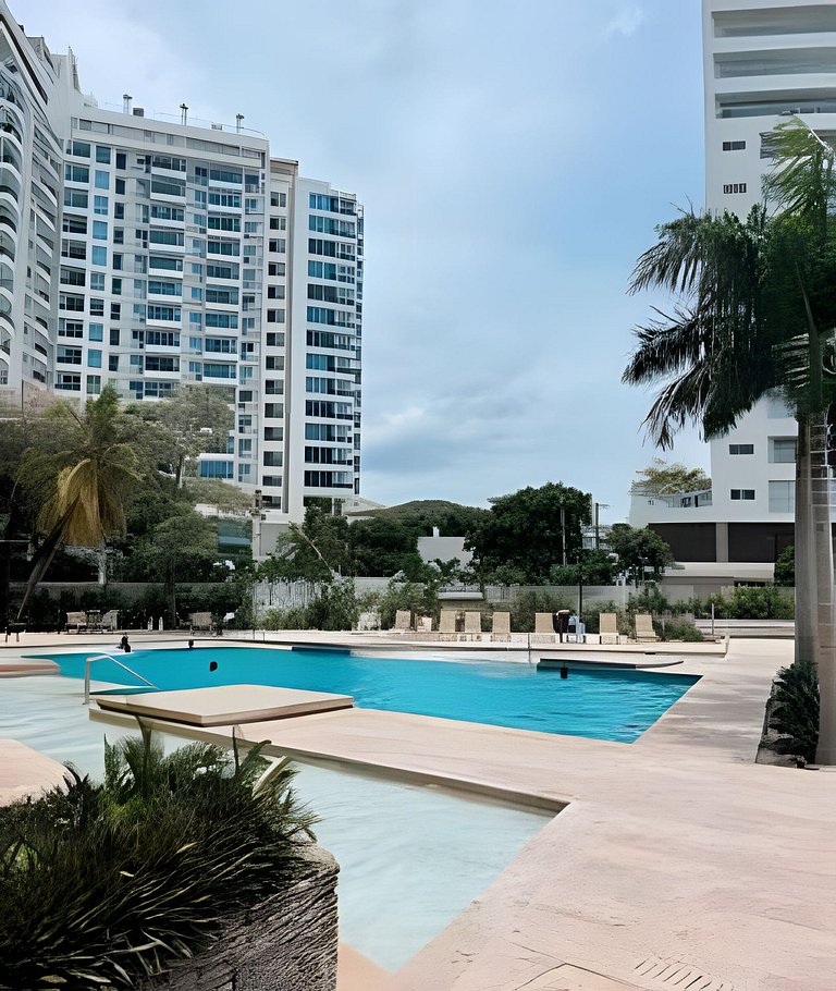 Apto Deluxe/Piscinas/Acceso a Playa. RMG32 WaiBlue