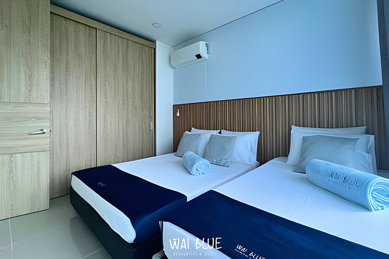 Apto Deluxe/Piscinas/Acceso a Playa. RMG32 WaiBlue