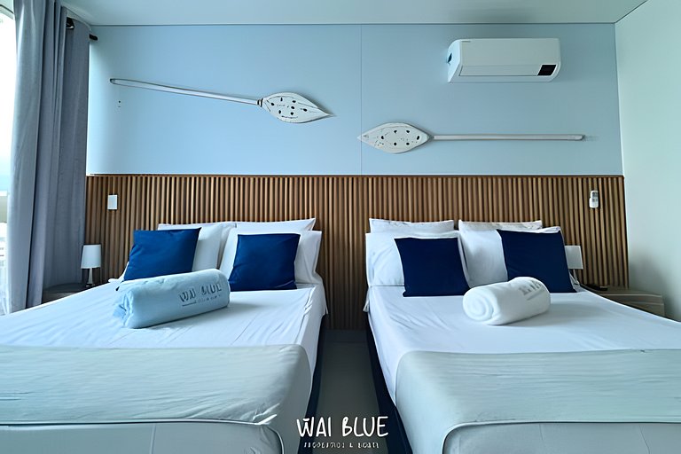 Apto Deluxe/Piscinas/Acceso a Playa. RMG32 WaiBlue