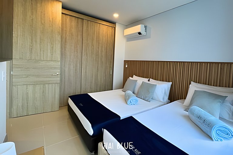 Apto Deluxe/Piscinas/Acceso a Playa. RMG32 WaiBlue