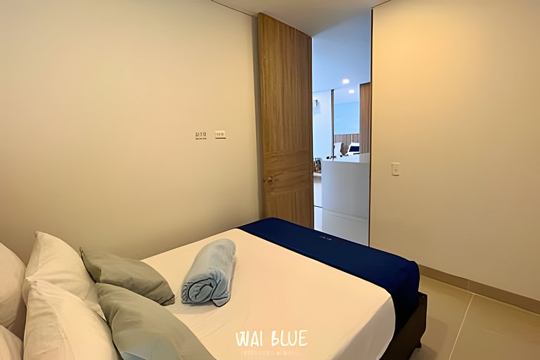 Apto Deluxe/Piscinas/Acceso a Playa. RMG32 WaiBlue
