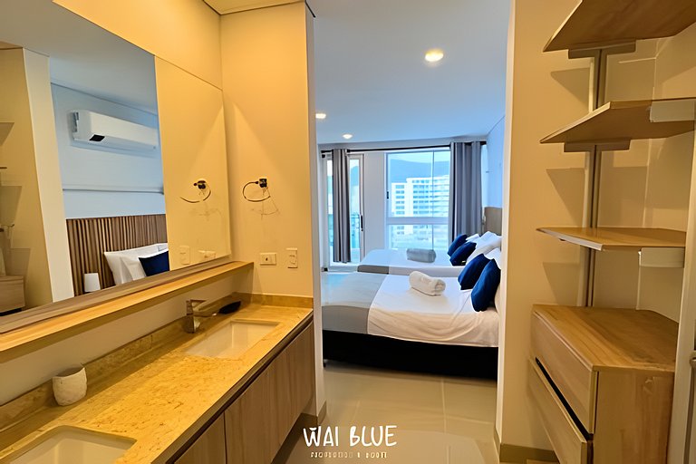 Apto Deluxe/Piscinas/Acceso a Playa. RMG32 WaiBlue