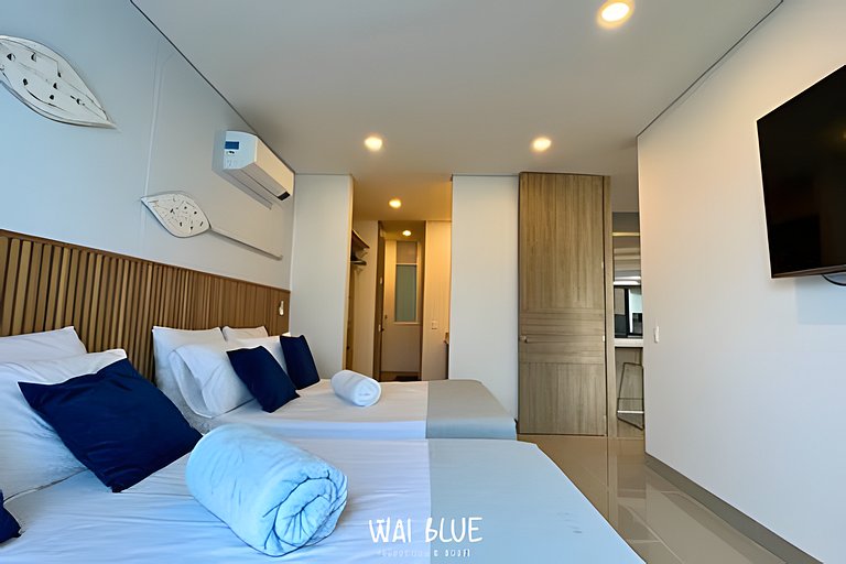 Apto Deluxe/Piscinas/Acceso a Playa. RMG32 WaiBlue