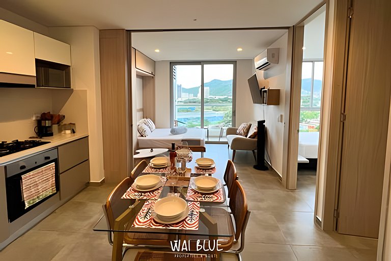 Wai Blue /Salguero Suites / Familiar /Amplio/SSE14