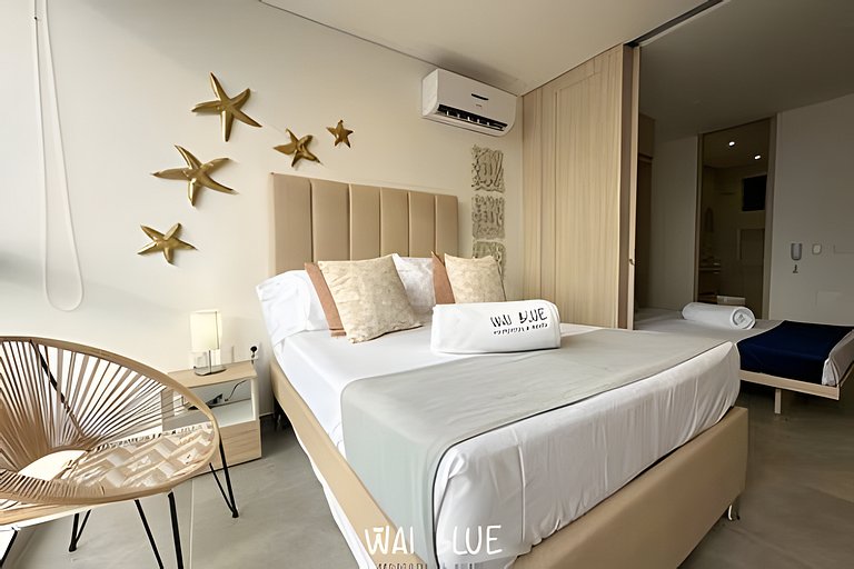 Wai Blue /Salguero Suites / Acogedor/ Luxury/SSJ03