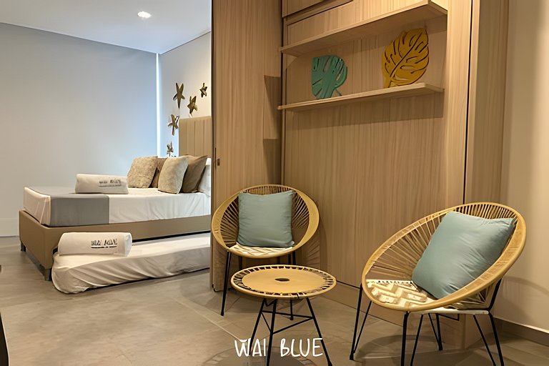 Wai Blue /Salguero Suites / Acogedor/ Luxury/SSJ03