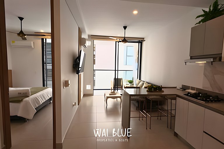 Apto/Balcón/Piscina/Playa300m. SDMD10 WaiBlue