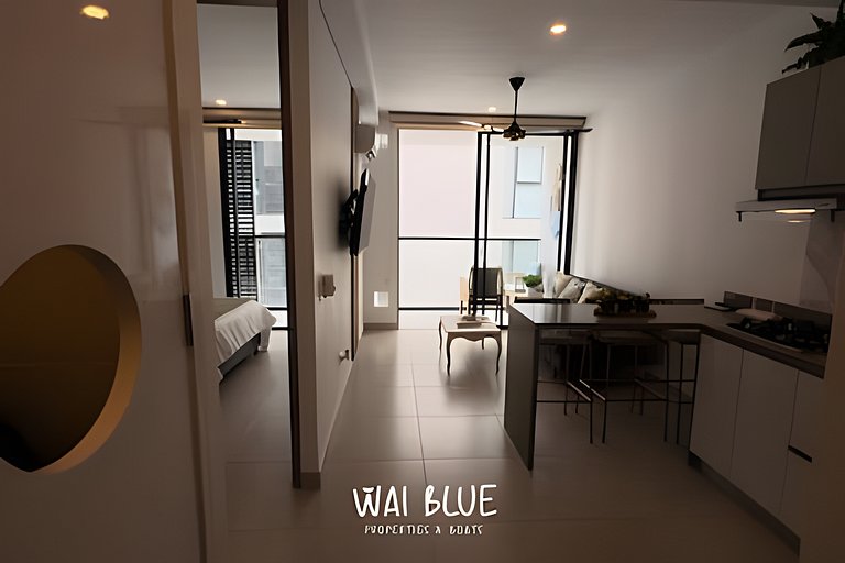 Apto/Balcón/Piscina/Playa300m. SDMD10 WaiBlue