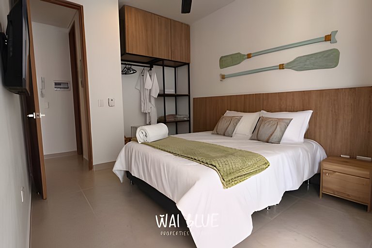 Apto/Balcón/Piscina/Playa300m. SDMD10 WaiBlue