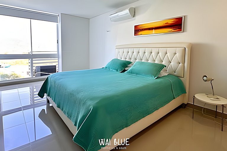 Apt Luxury/Balcón/Piscina/Playa. RDME10 WaiBlue