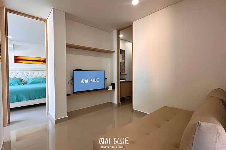 Apt Luxury/Balcón/Piscina/Playa. RDME10 WaiBlue