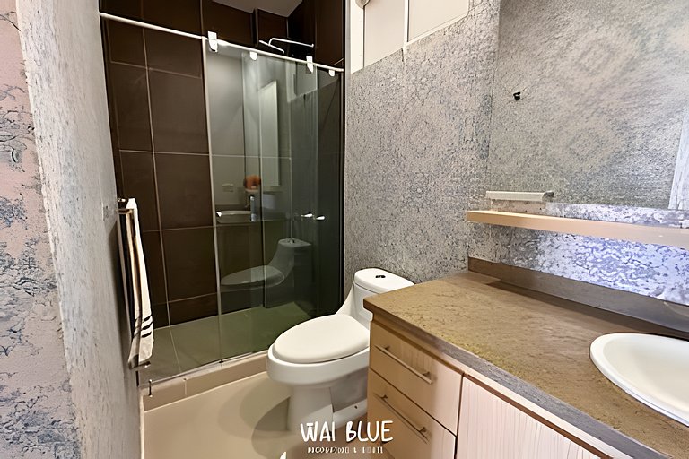 Apt Luxury/Balcón/Piscina/Playa. RDME10 WaiBlue