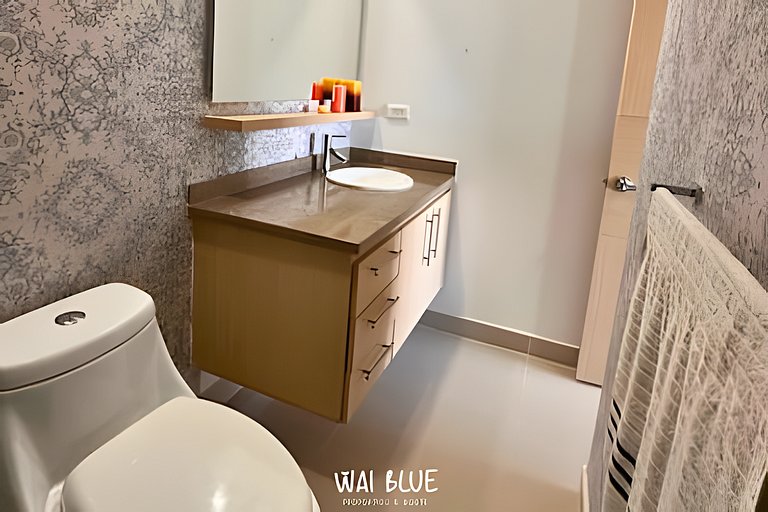 Apt Luxury/Balcón/Piscina/Playa. RDME10 WaiBlue