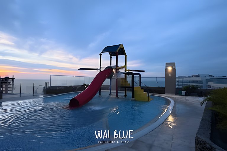 Apt Luxury/Balcón/Piscina/Playa. RDME10 WaiBlue
