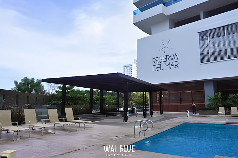 Apt Luxury/Balcón/Piscina/Playa. RDME10 WaiBlue