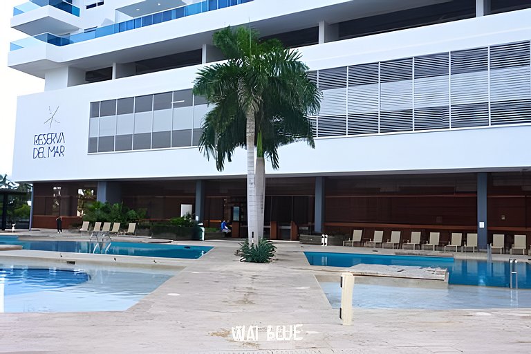 Apt Luxury/Balcón/Piscina/Playa. RDME10 WaiBlue