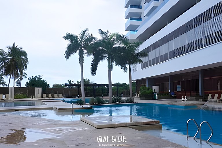 Apt Luxury/Balcón/Piscina/Playa. RDME10 WaiBlue