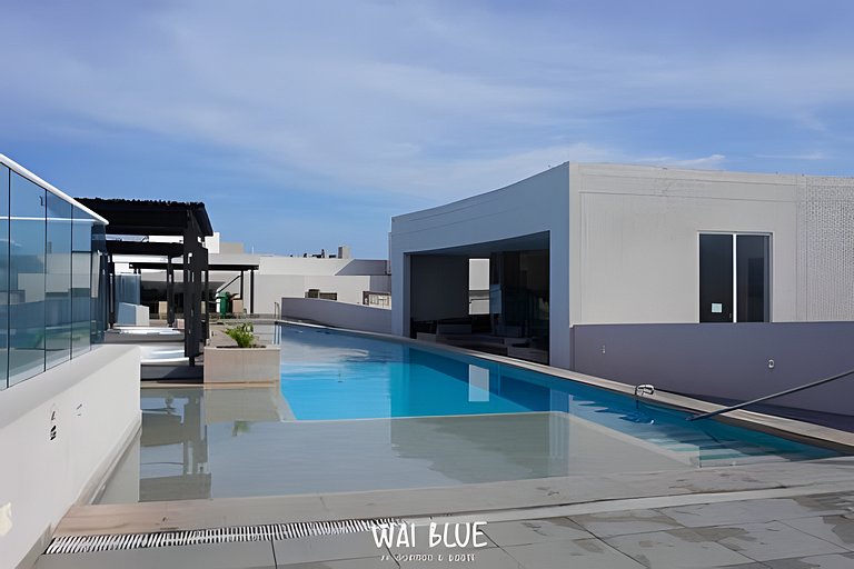 Apt Luxury/Balcón/Piscina/Playa. RDME10 WaiBlue