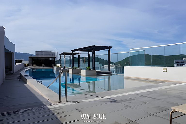 Apt Luxury/Balcón/Piscina/Playa. RDME10 WaiBlue