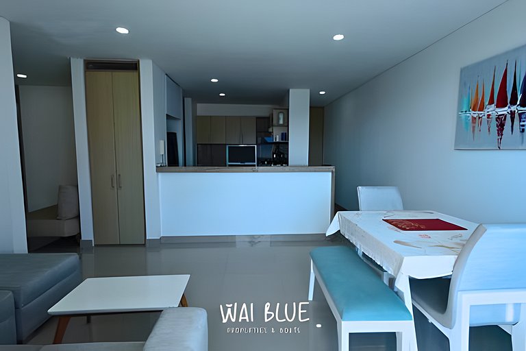 Apt Luxury/Balcón/Piscina/Playa. RDME10 WaiBlue