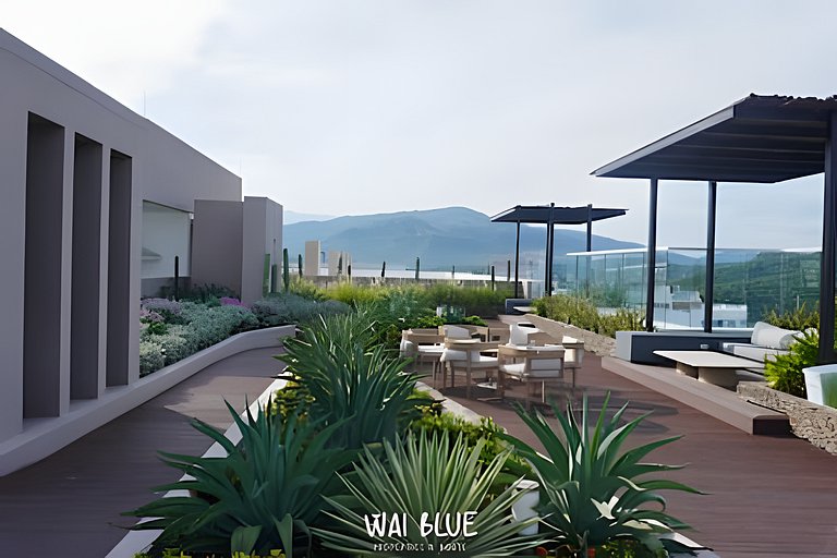 Apt Luxury/Balcón/Piscina/Playa. RDME10 WaiBlue