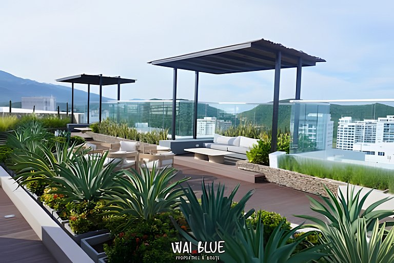 Apt Luxury/Balcón/Piscina/Playa. RDME10 WaiBlue