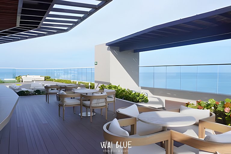 Apt Luxury/Balcón/Piscina/Playa. RDME10 WaiBlue