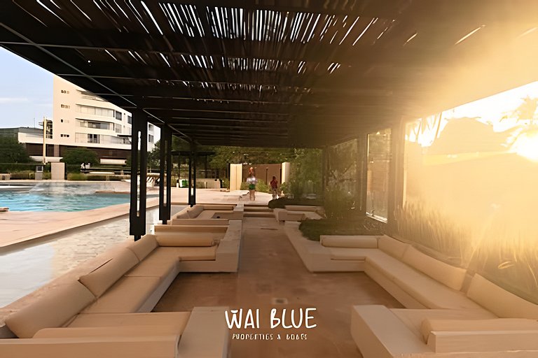 Apt Luxury/Balcón/Piscina/Playa. RDME10 WaiBlue