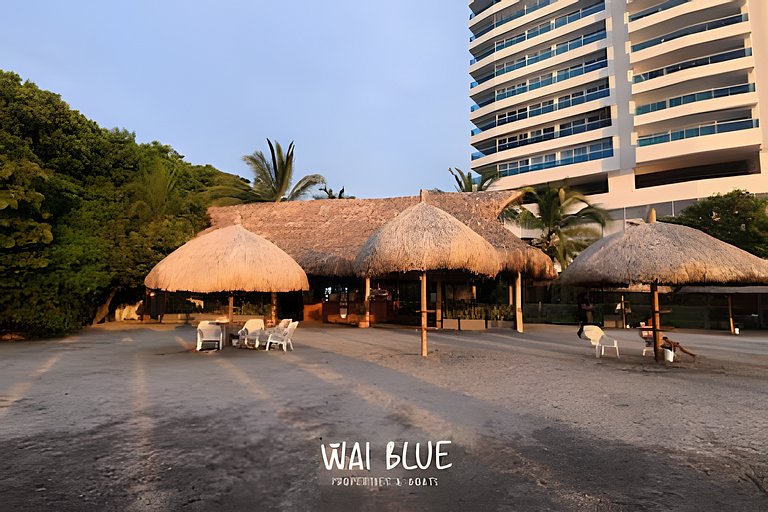 Apt Luxury/Balcón/Piscina/Playa. RDME10 WaiBlue