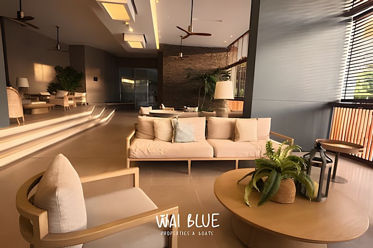 Apt Luxury/Balcón/Piscina/Playa. RDME10 WaiBlue
