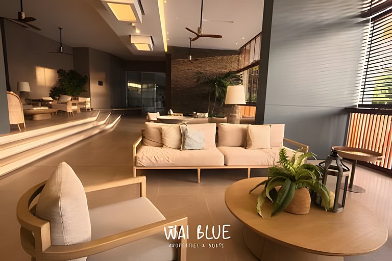 Apt Luxury/Balcón/Piscina/Playa. RDME10 WaiBlue