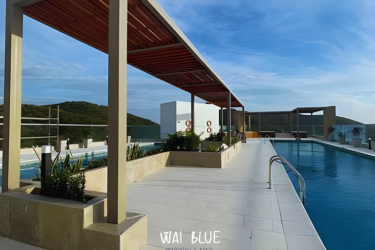 Apto Deluxe. Piscina y Vista al Mar. SSH06 WaiBlue