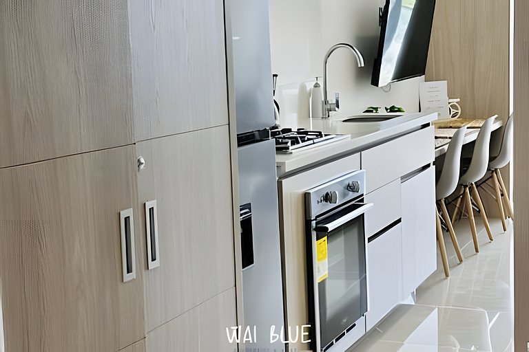 Wai Blue/Apartamento con piscina/Reserva del mar 2