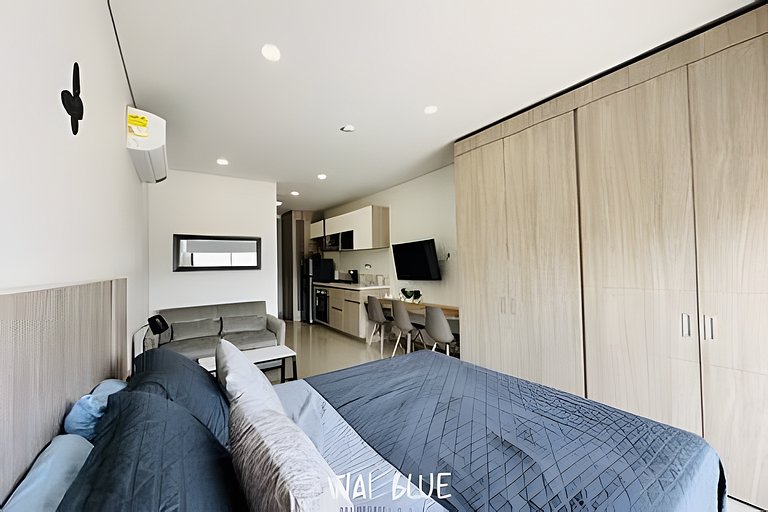 Wai Blue/Apartamento con piscina/Reserva del mar 2