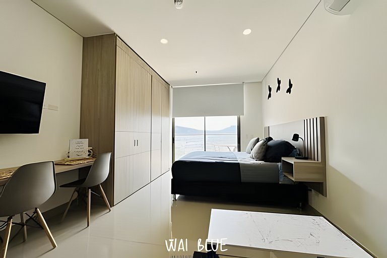 Wai Blue/Apartamento con piscina/Reserva del mar 2