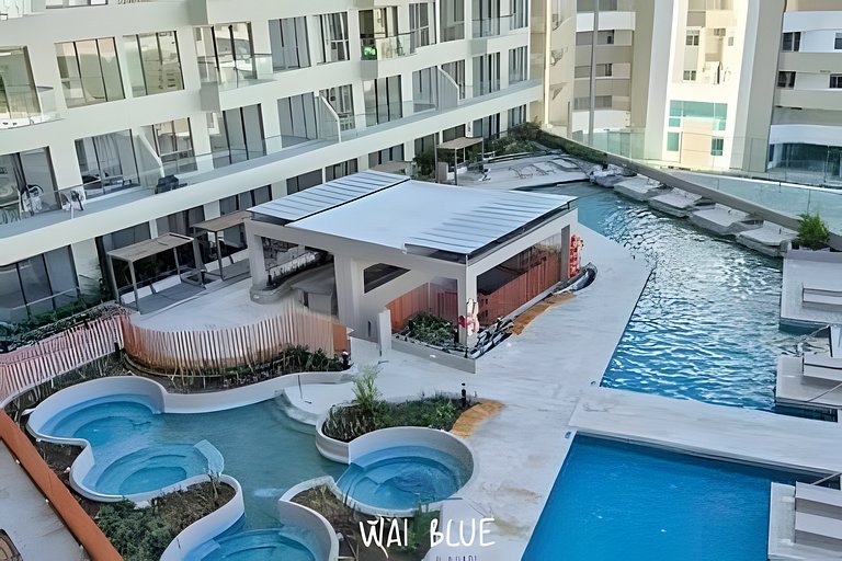 Wai Blue/Apartamento con piscina/Reserva del mar 2