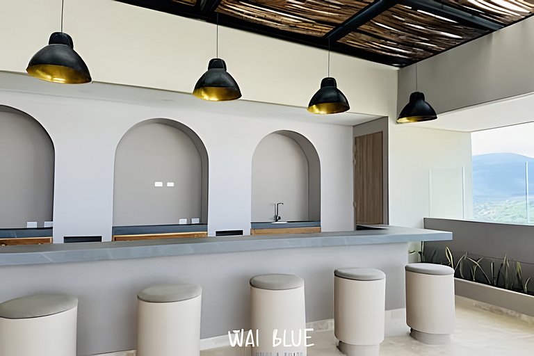 Wai Blue/Apartamento con piscina/Reserva del mar 2