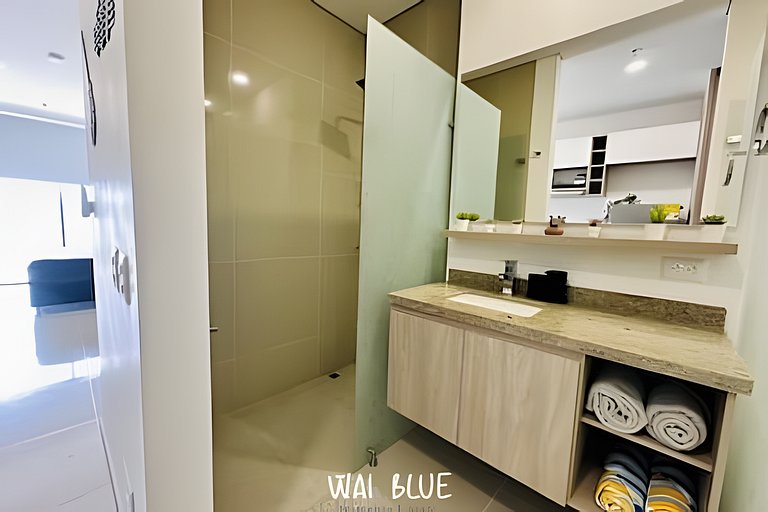 Wai Blue/Apartamento con piscina/Reserva del mar 2